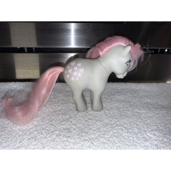 Hasbro Other - My Little Pony Vintage 1982 G1 Snuzzle MLP Grey Gray Pink Hearts Hasbro